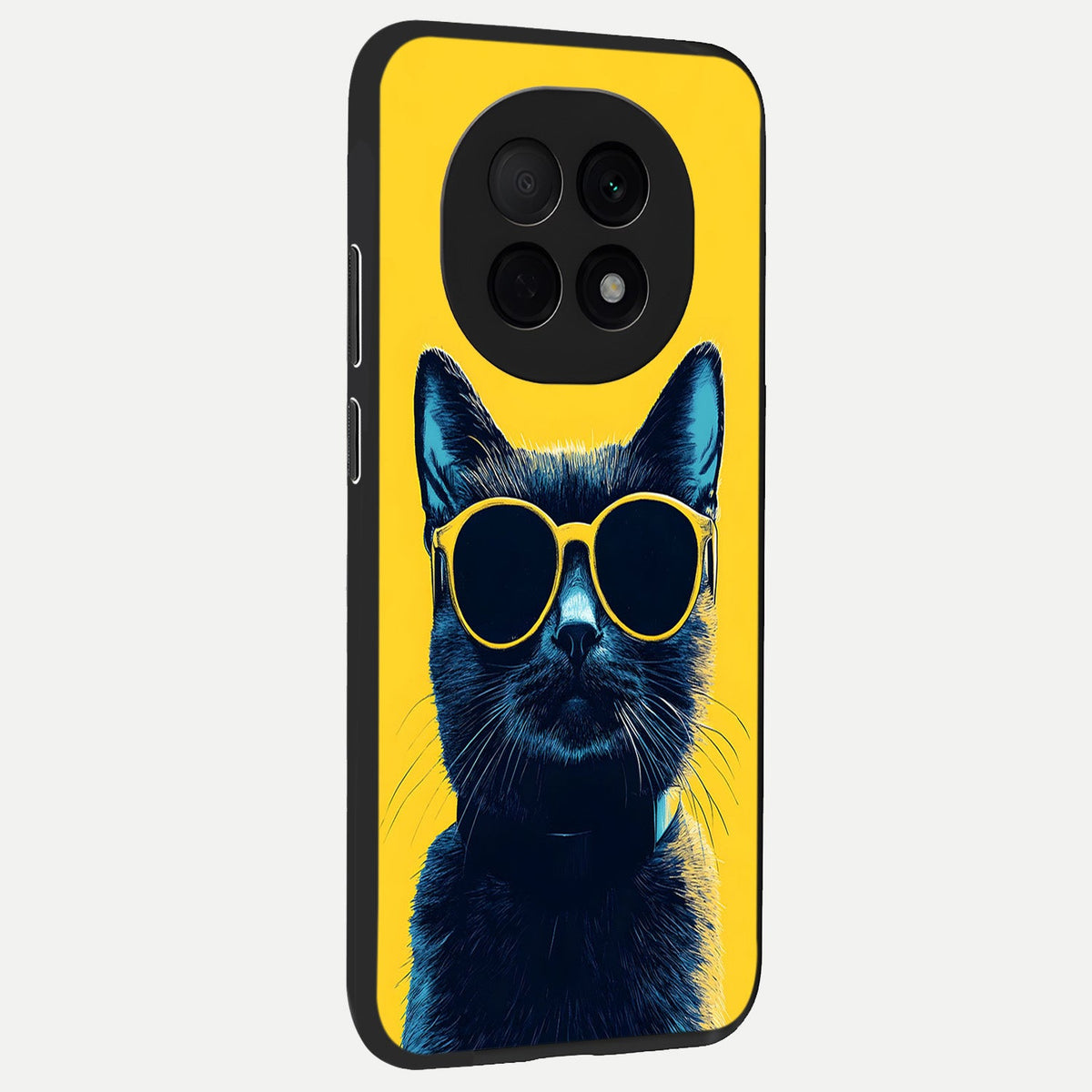  Cool Cat Vibes back cover For Oppo F29 Pro 5G slim fit glass case with vibrant aesthetic design