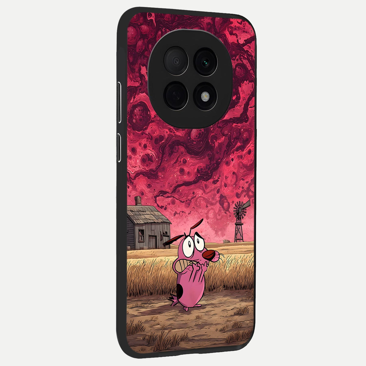  Courage Under Sky back cover For Oppo F29 Pro 5G slim fit glass case with vibrant aesthetic design