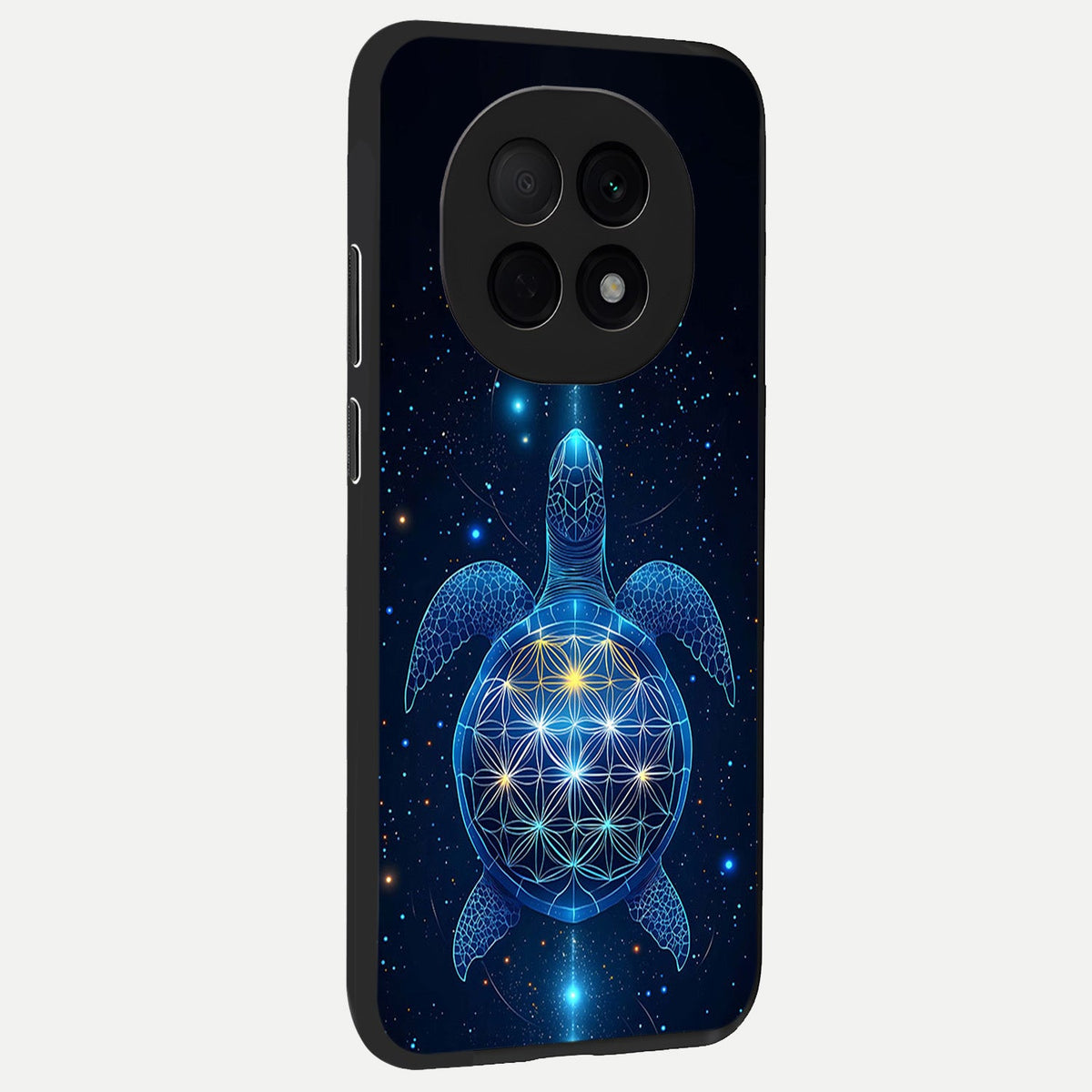  Crimson Blue Turtle back cover For Oppo F29 Pro 5G slim fit glass case with vibrant aesthetic design