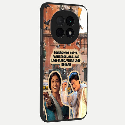  Desi Retro Vibes back cover For Oppo F29 Pro 5G slim fit glass case with vibrant aesthetic design