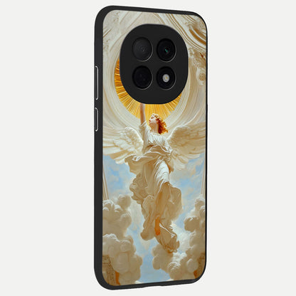  Divine Light Angel back cover For Oppo F29 Pro 5G slim fit glass case with vibrant aesthetic design