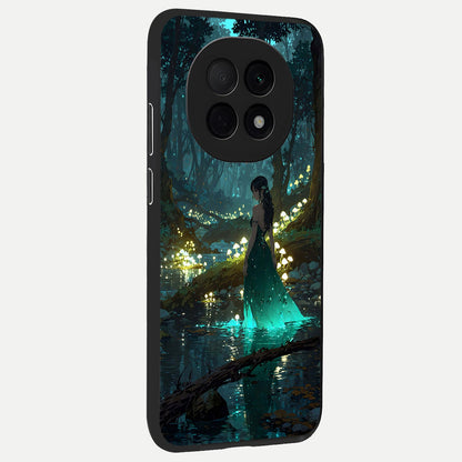  Enchanted Forest Glow back cover For Oppo F29 Pro 5G slim fit glass case with vibrant aesthetic design