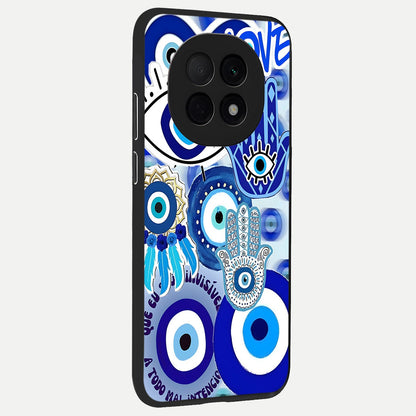  Evil Eyes Dream back cover For Oppo F29 Pro 5G slim fit glass case with vibrant aesthetic design