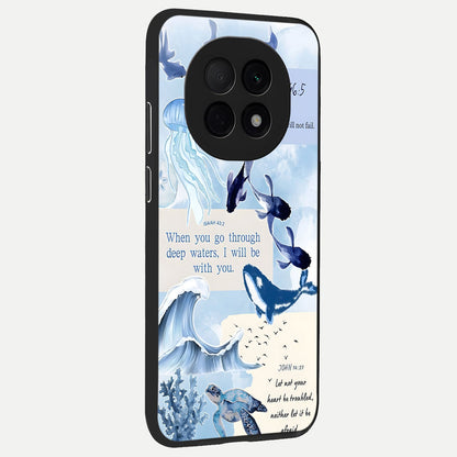  Faithful Ocean Promise back cover For Oppo F29 Pro 5G slim fit glass case with vibrant aesthetic design