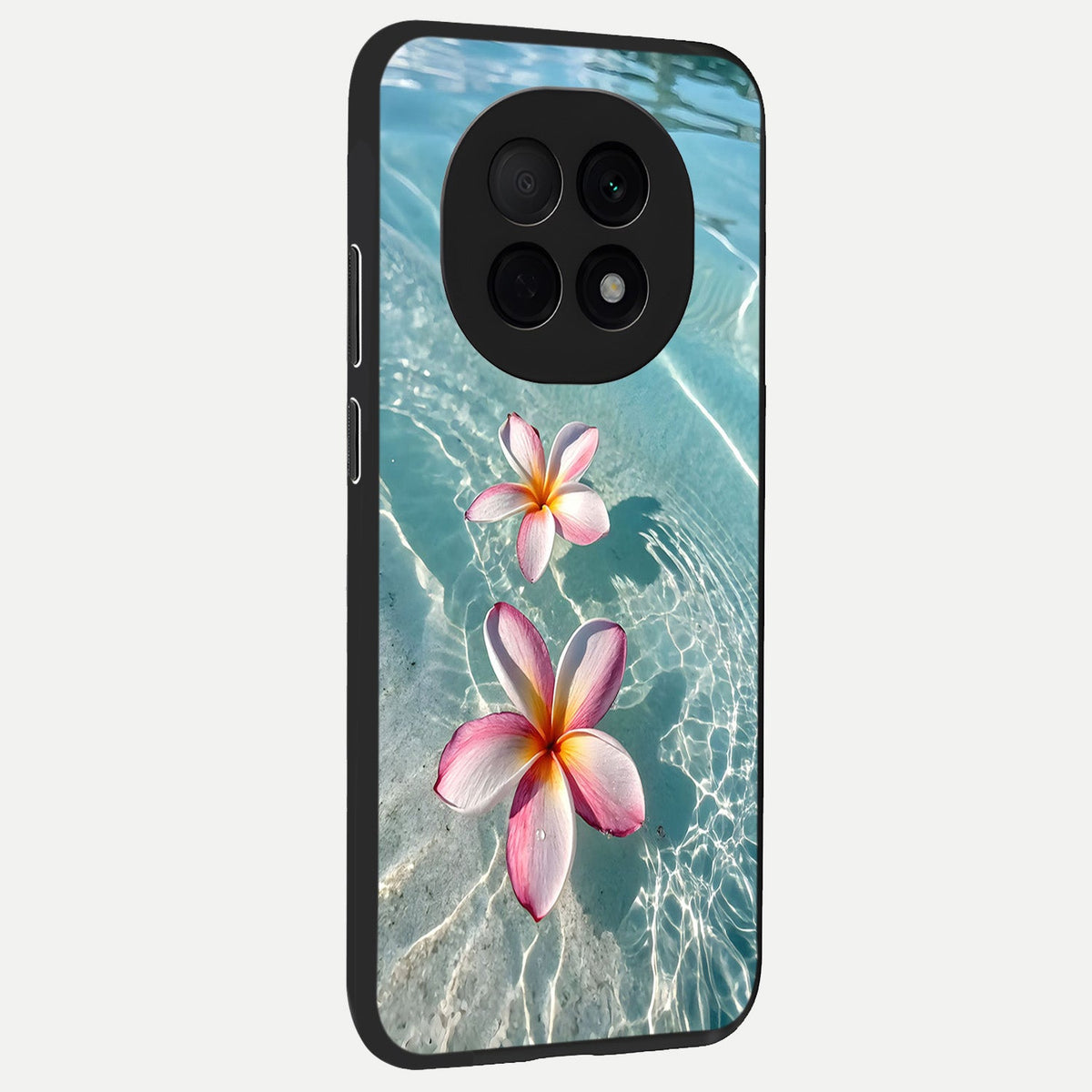  Floating Bloom Bliss back cover For Oppo F29 Pro 5G slim fit glass case with vibrant aesthetic design