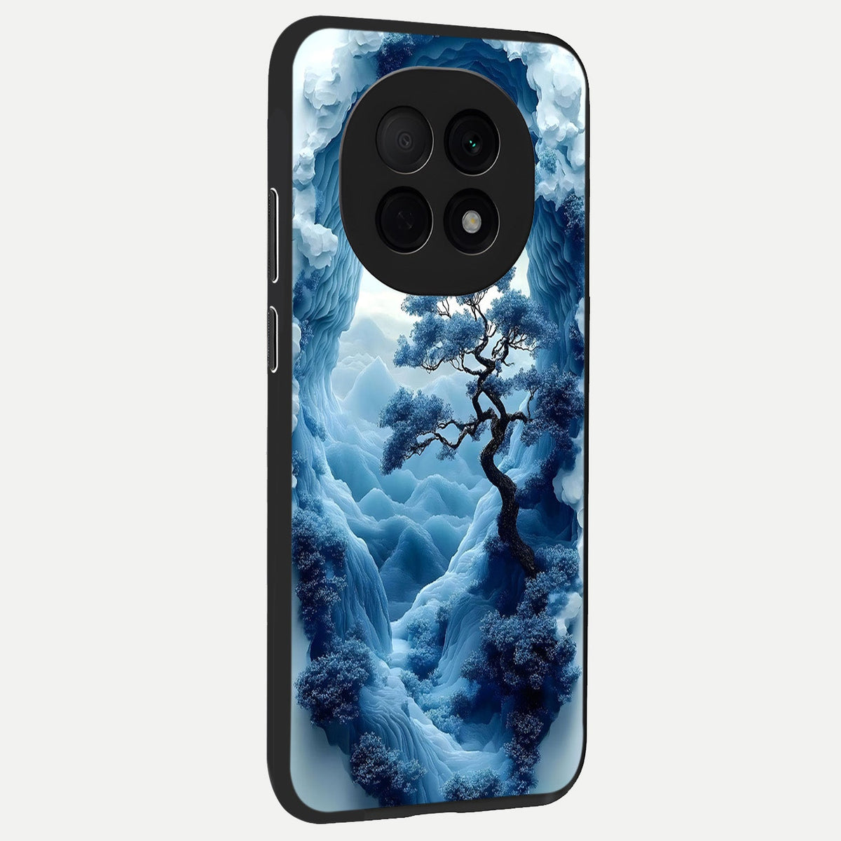 Frozen Serenity Gate back cover For Oppo F29 Pro 5G slim fit glass case with vibrant aesthetic design