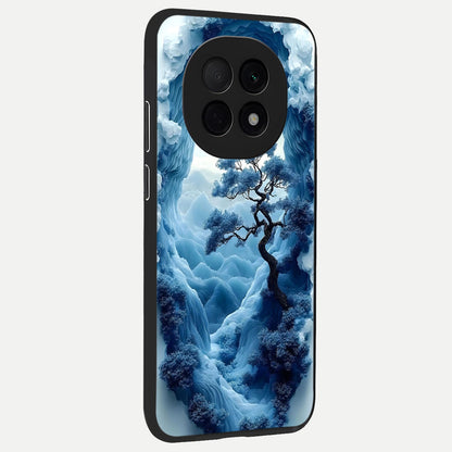  Frozen Serenity Gate back cover For Oppo F29 Pro 5G slim fit glass case with vibrant aesthetic design