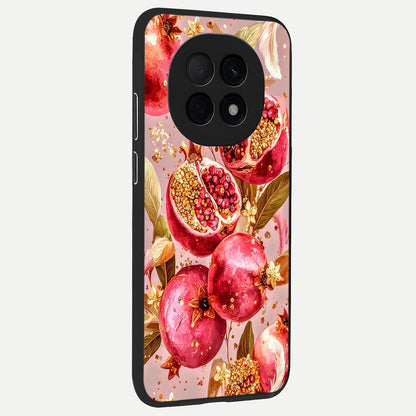  Golden Bloom Glow back cover For Oppo F29 Pro 5G slim fit glass case with vibrant aesthetic design