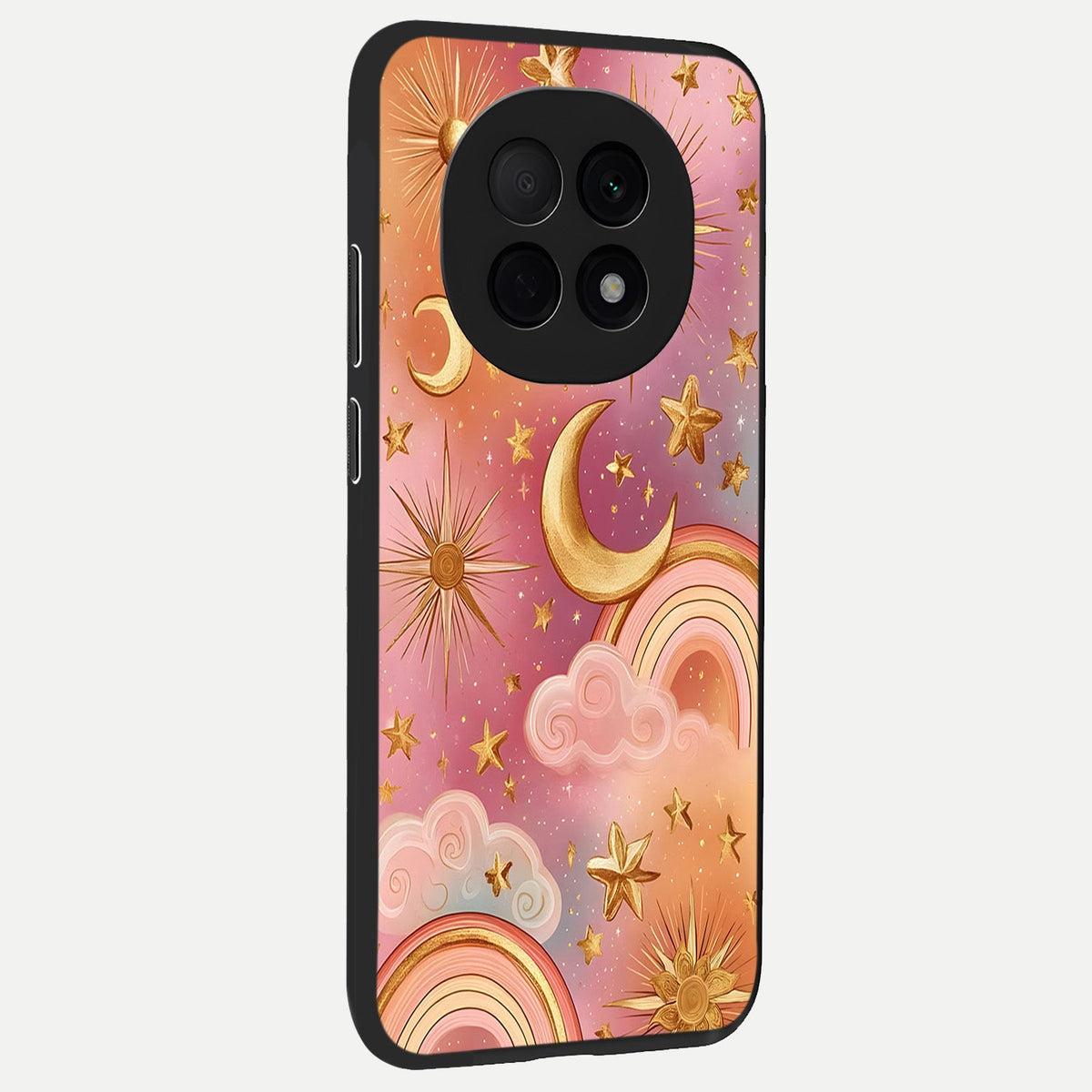  Golden Celestial Dreams back cover For Oppo F29 Pro 5G slim fit glass case with vibrant aesthetic design