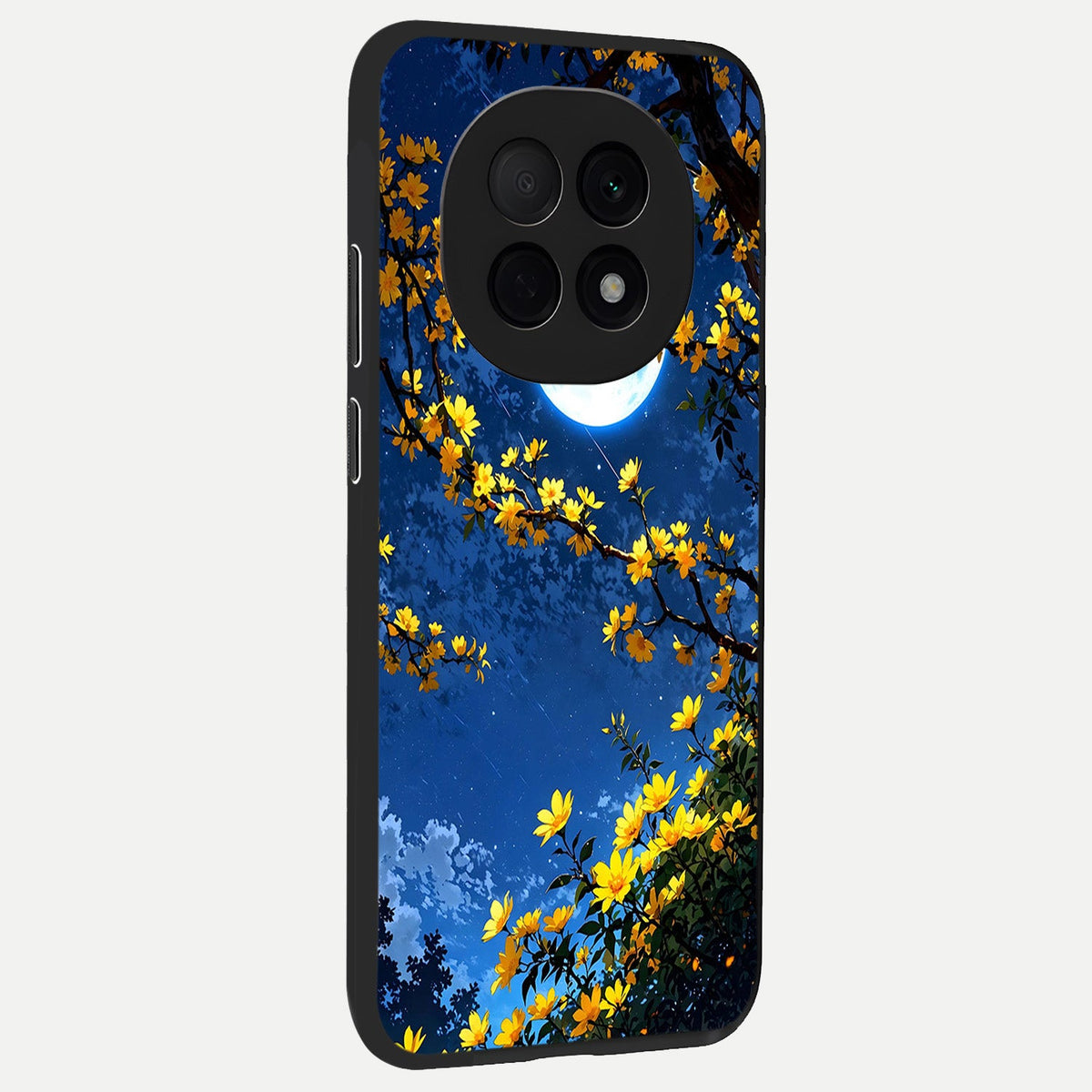  Golden Night Glow back cover For Oppo F29 Pro 5G slim fit glass case with vibrant aesthetic design