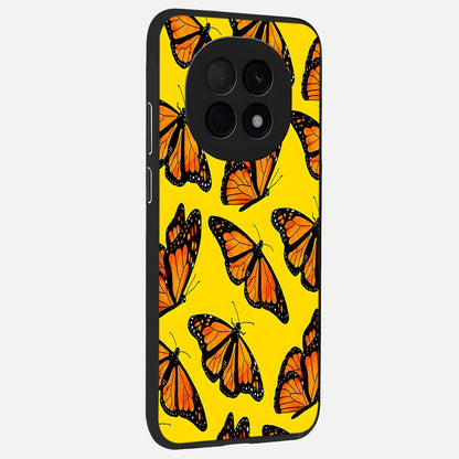  Golden Wing Flight back cover For Oppo F29 Pro 5G slim fit glass case with vibrant aesthetic design
