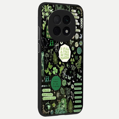  Green Mandala Pattern back cover For Oppo F29 Pro 5G slim fit glass case with vibrant aesthetic design