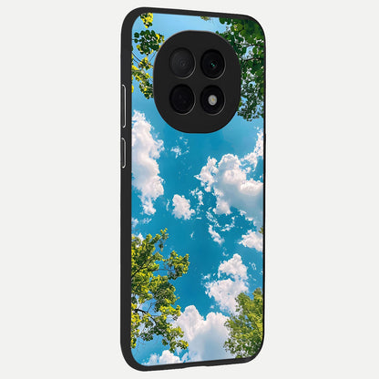  Green Moon Energy back cover For Oppo F29 Pro 5G slim fit glass case with vibrant aesthetic design