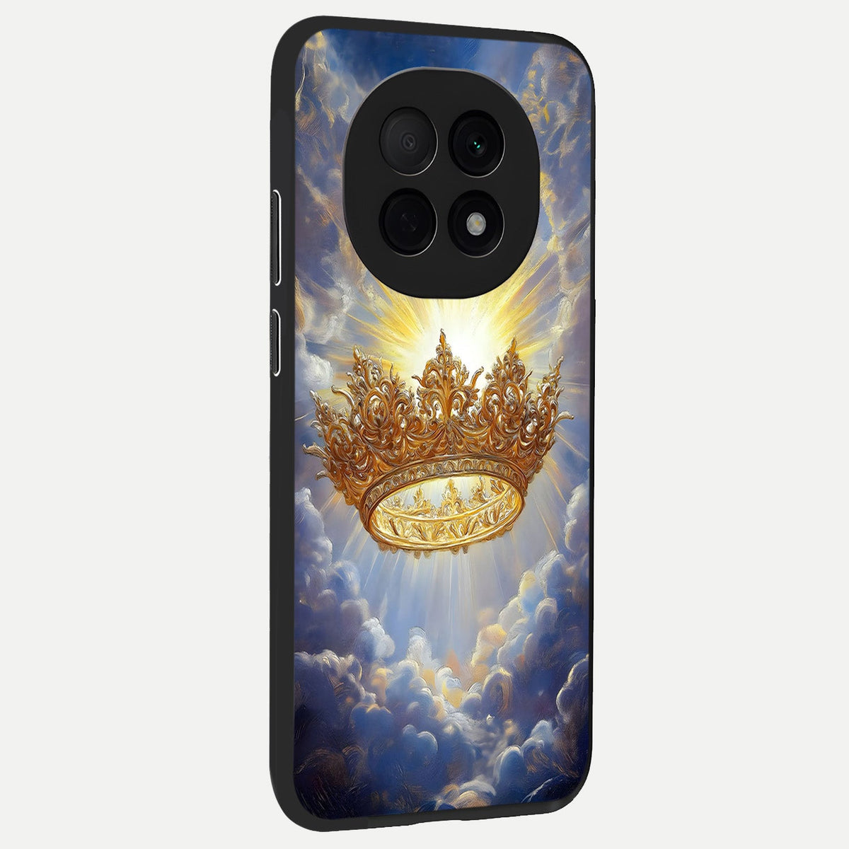  Heavenly Crown Light back cover For Oppo F29 Pro 5G slim fit glass case with vibrant aesthetic design