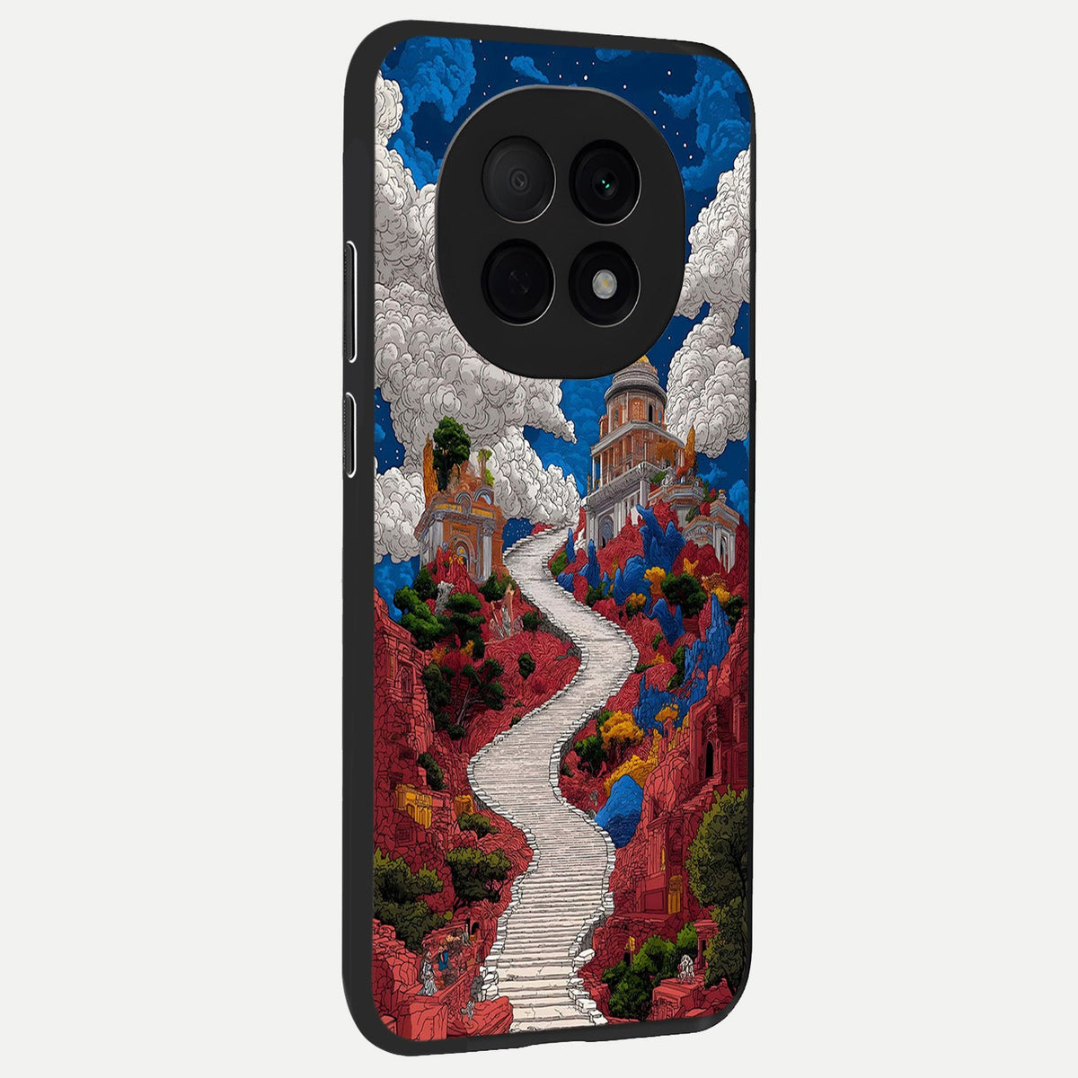  Heavenly Moon Path back cover For Oppo F29 Pro 5G slim fit glass case with vibrant aesthetic design
