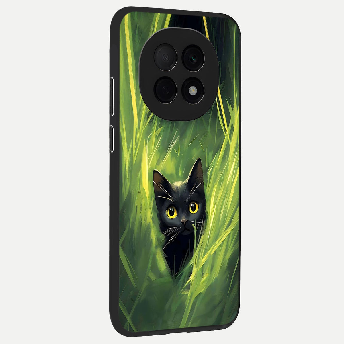  Hidden Cat Whisper back cover For Oppo F29 Pro 5G slim fit glass case with vibrant aesthetic design