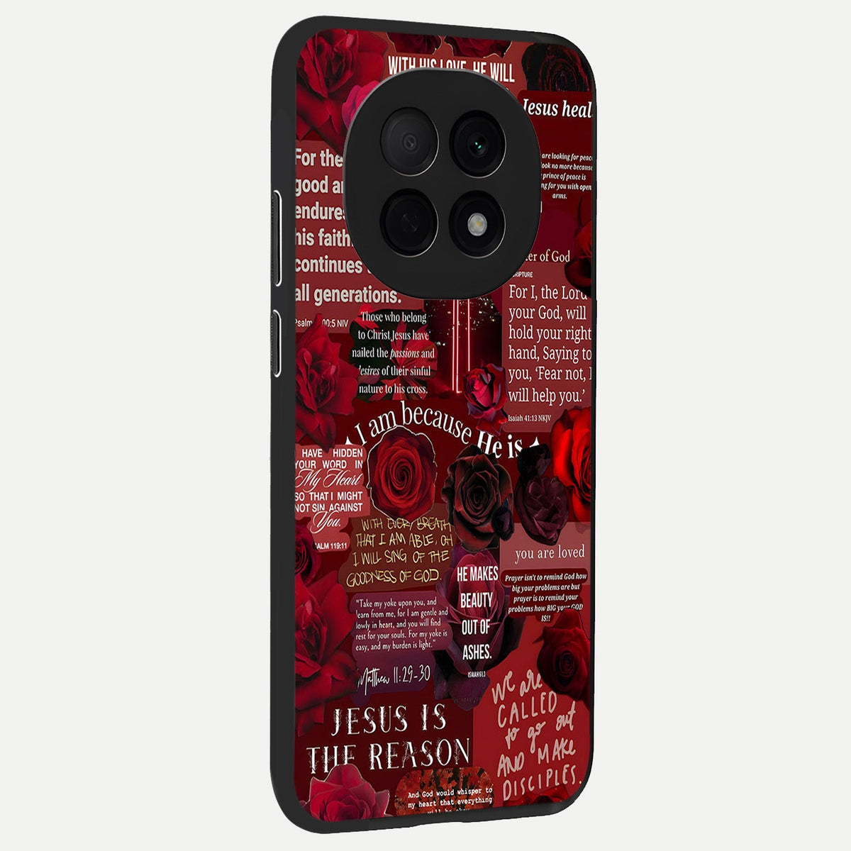  Jesus Love Heals back cover For Oppo F29 Pro 5G slim fit glass case with vibrant aesthetic design