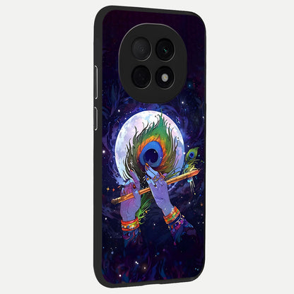  Krishna Hands Art back cover For Oppo F29 Pro 5G slim fit glass case with vibrant aesthetic design