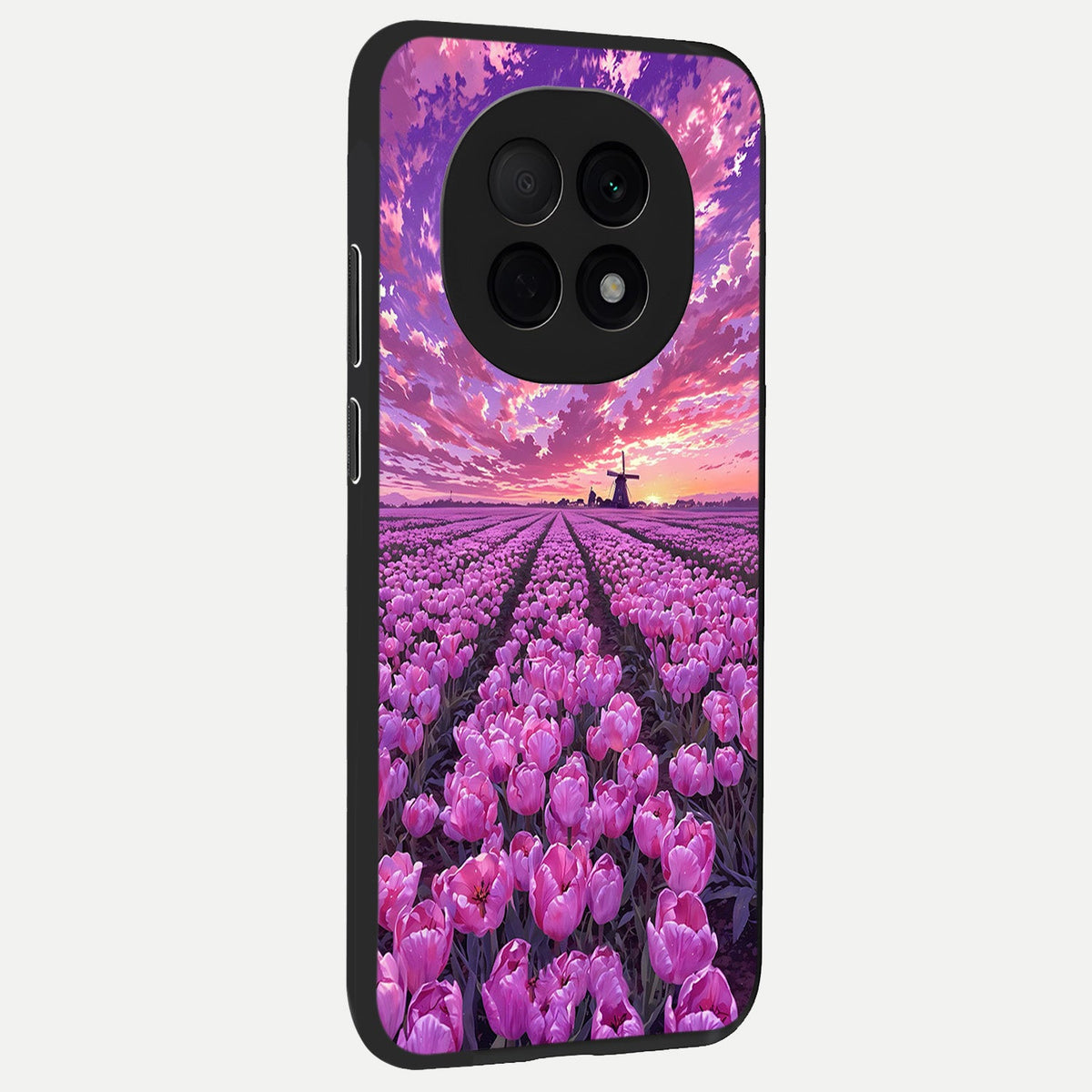  Lavender Dream Skies back cover For Oppo F29 Pro 5G slim fit glass case with vibrant aesthetic design