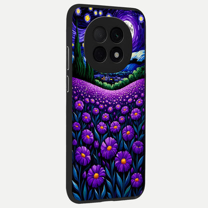  Lavender Moon Field back cover For Oppo F29 Pro 5G slim fit glass case with vibrant aesthetic design