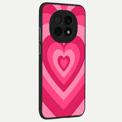  Layered Love Hearts back cover For Oppo F29 Pro 5G slim fit glass case with vibrant aesthetic design