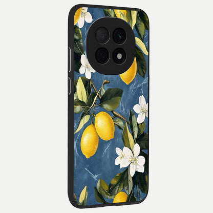  Lemon Dream Garden back cover For Oppo F29 Pro 5G slim fit glass case with vibrant aesthetic design