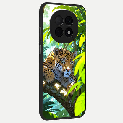  Leopard in Jungle back cover For Oppo F29 Pro 5G slim fit glass case with vibrant aesthetic design