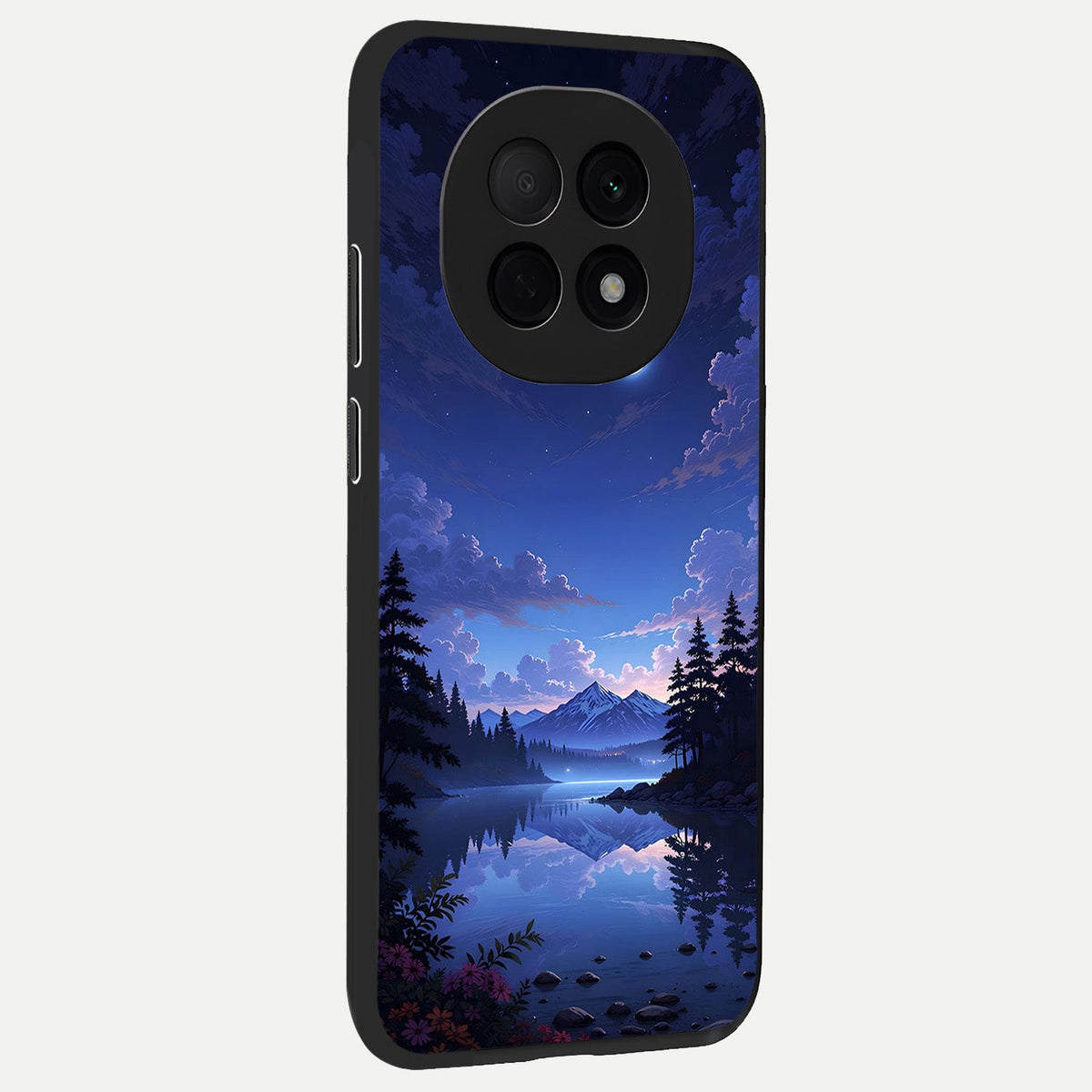  Midnight Lake Peace back cover For Oppo F29 Pro 5G slim fit glass case with vibrant aesthetic design