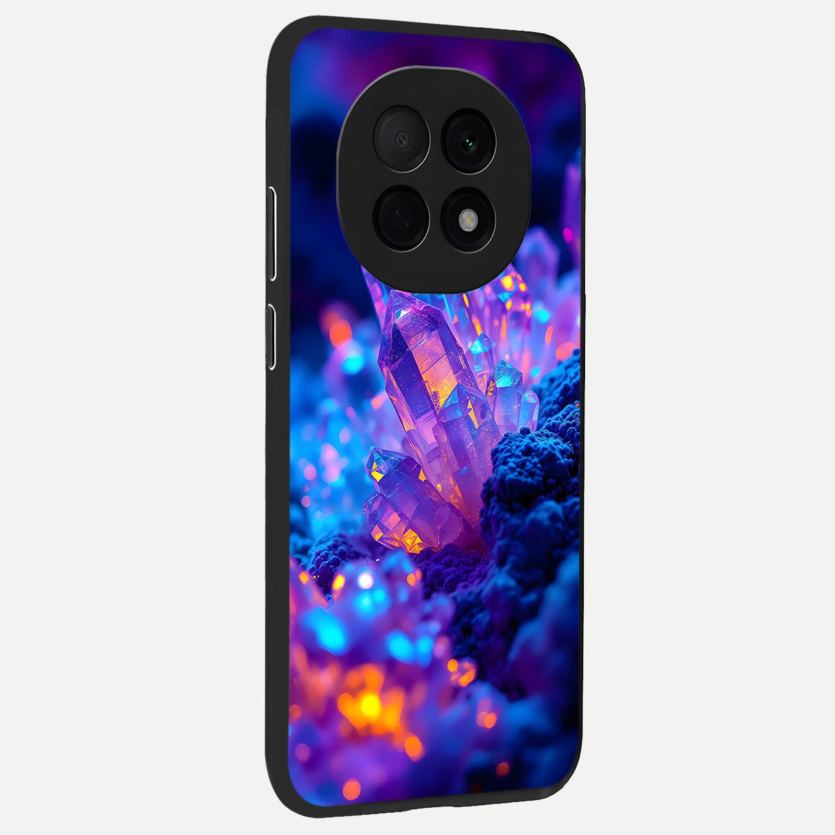  Neon Aura Shards back cover For Oppo F29 Pro 5G slim fit glass case with vibrant aesthetic design