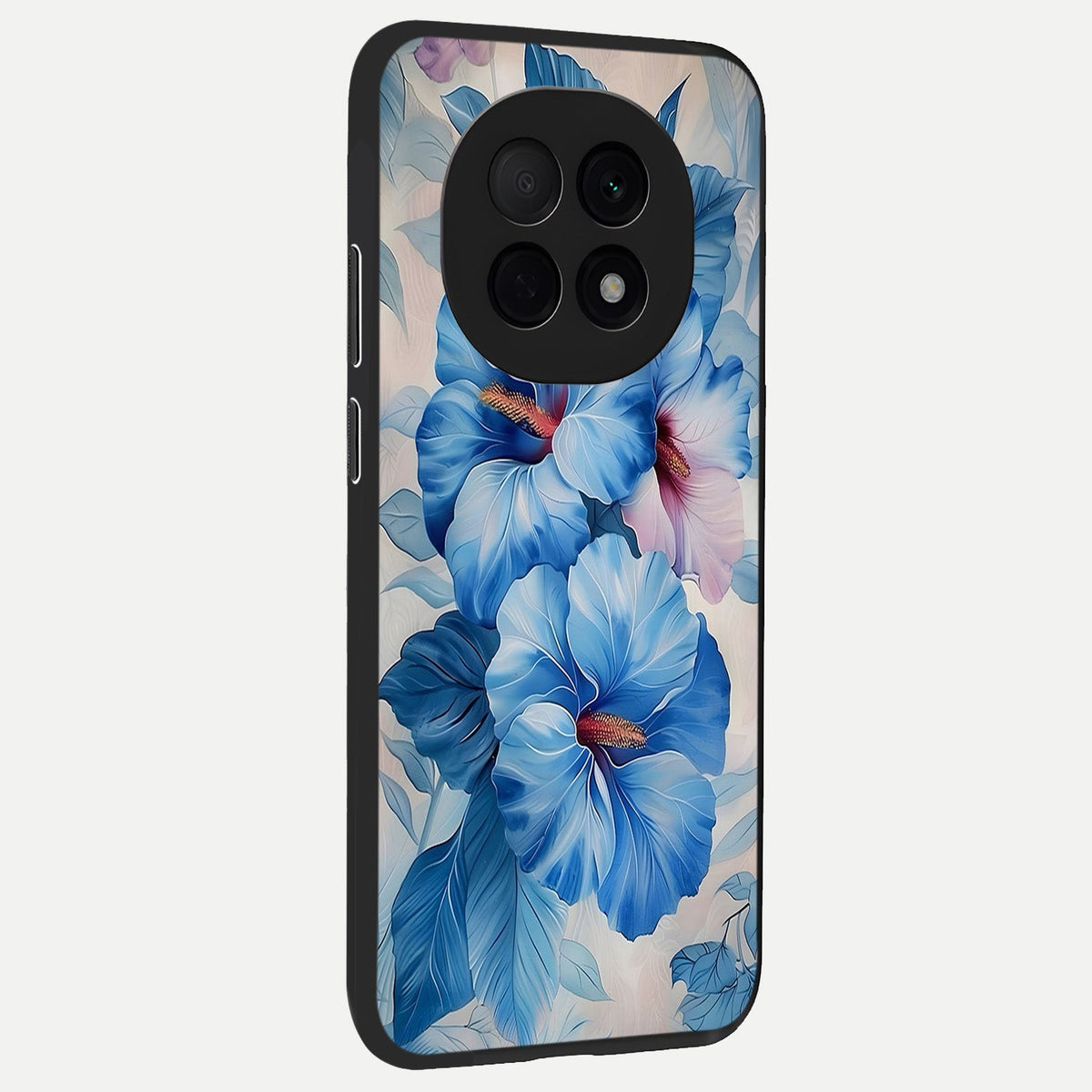  Ocean Hibiscus Grace back cover For Oppo F29 Pro 5G slim fit glass case with vibrant aesthetic design