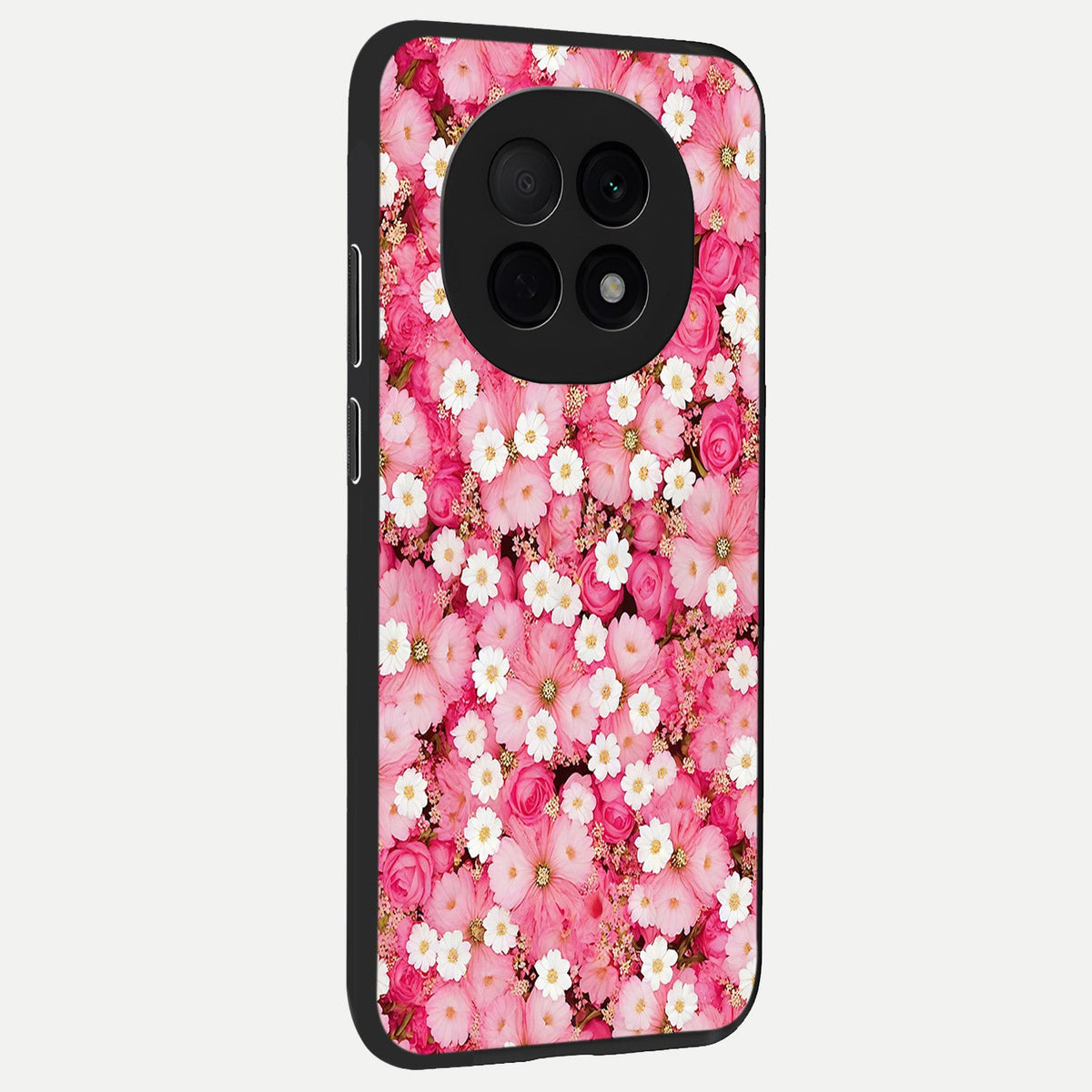  Pink Daisy Bliss back cover For Oppo F29 Pro 5G slim fit glass case with vibrant aesthetic design