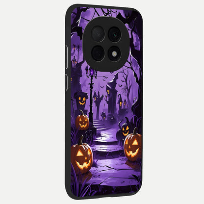  Pumpkin Patch Halloween back cover For Oppo F29 Pro 5G slim fit glass case with vibrant aesthetic design