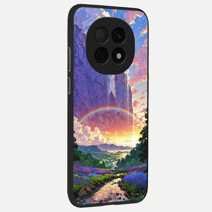  Rainbow Valley Dream back cover For Oppo F29 Pro 5G slim fit glass case with vibrant aesthetic design