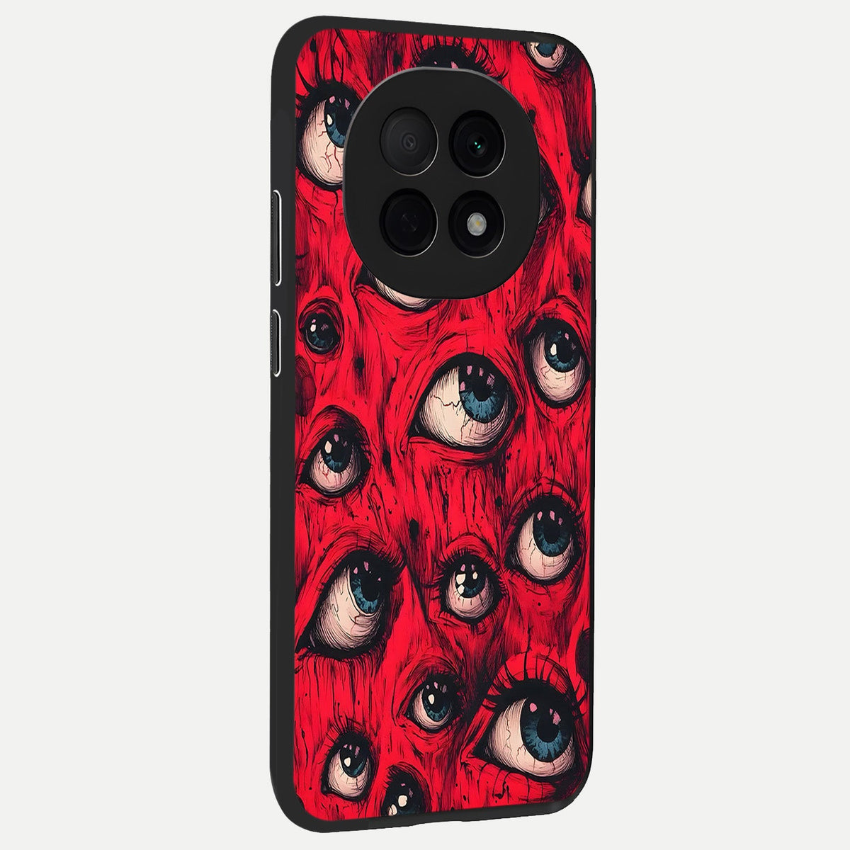  Red Eyes Pattern back cover For Oppo F29 Pro 5G slim fit glass case with vibrant aesthetic design