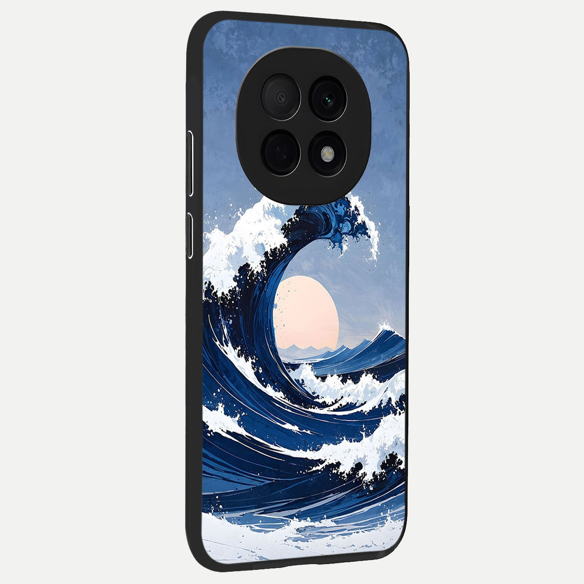  Rising Tide Power back cover For Oppo F29 Pro 5G slim fit glass case with vibrant aesthetic design