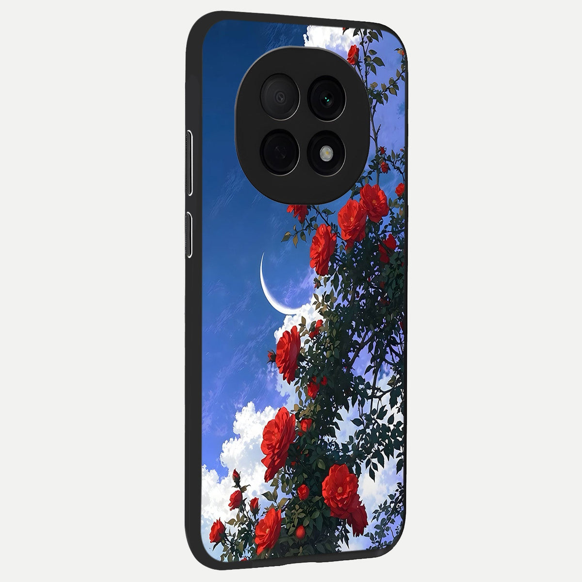  Rose Drift Flowers back cover For Oppo F29 Pro 5G slim fit glass case with vibrant aesthetic design