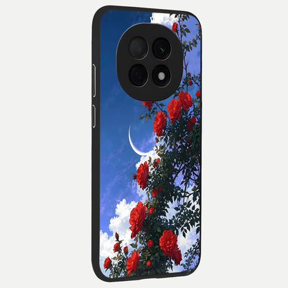  Rose Drift Flowers back cover For Oppo F29 Pro 5G slim fit glass case with vibrant aesthetic design
