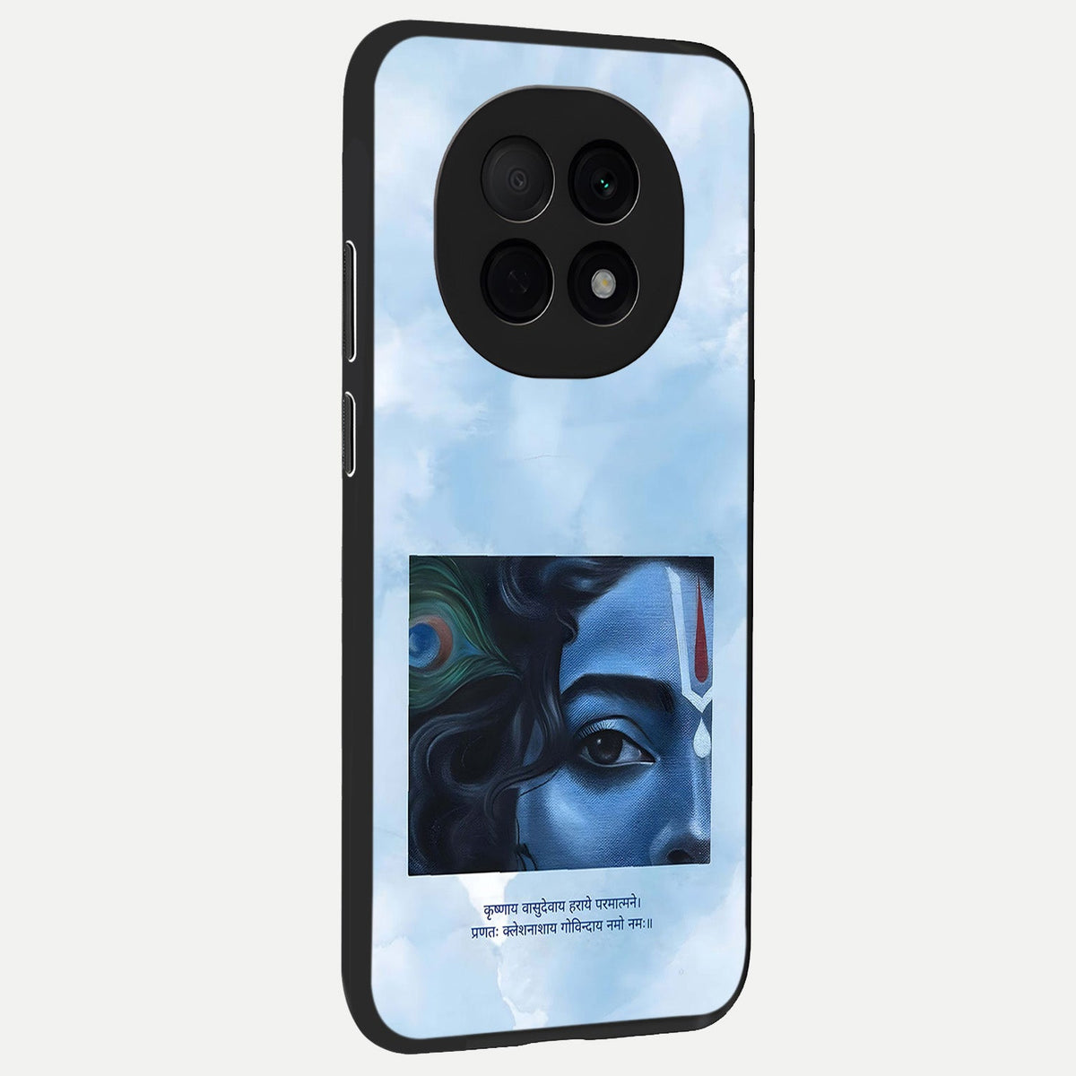  Spiritual Krishna back cover For Oppo F29 Pro 5G slim fit glass case with vibrant aesthetic design