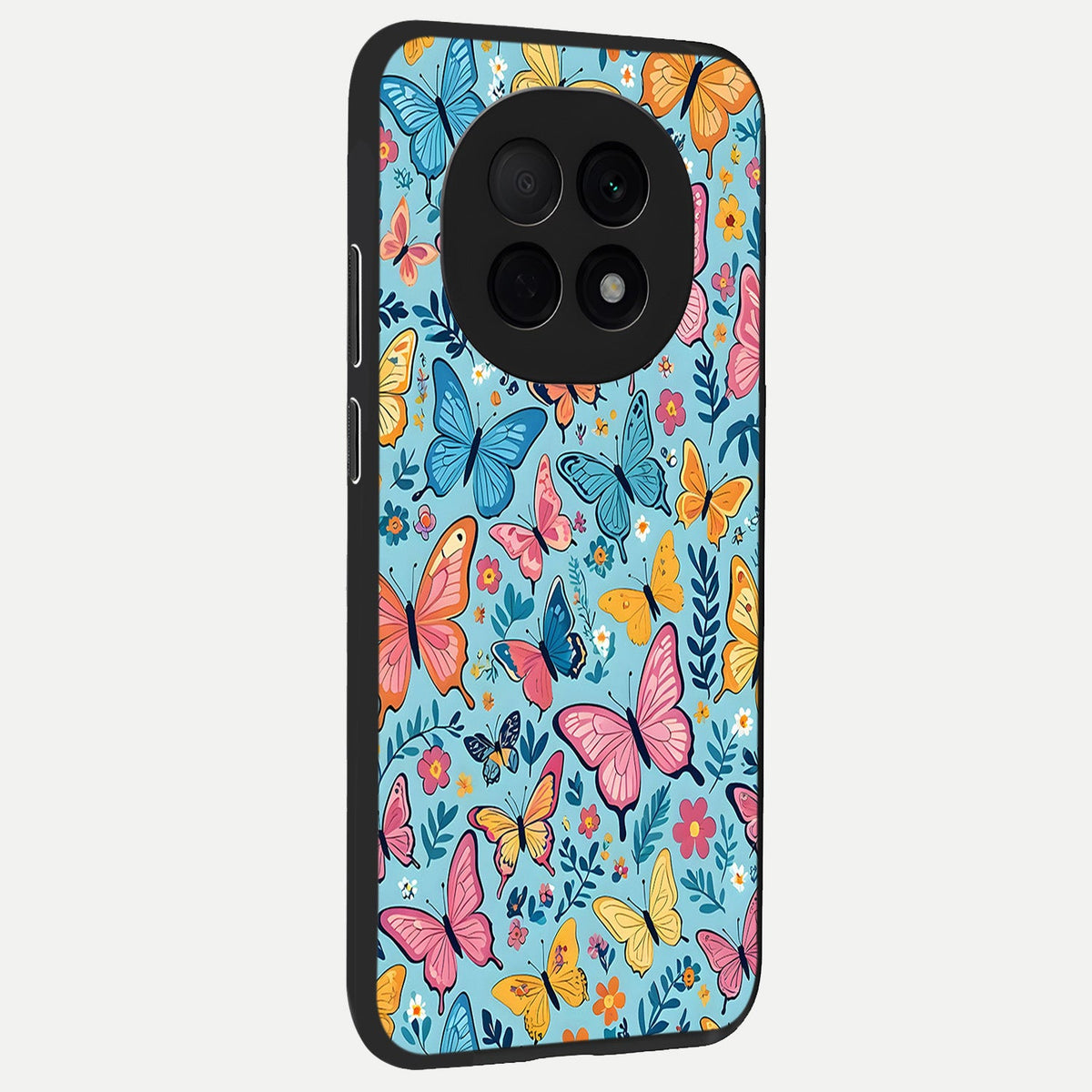  Spring Wing Garden back cover For Oppo F29 Pro 5G slim fit glass case with vibrant aesthetic design