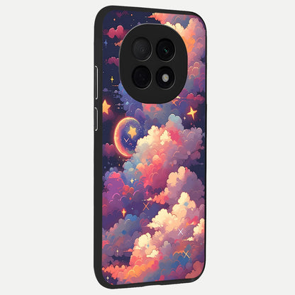  Starlit Dream Clouds back cover For Oppo F29 Pro 5G slim fit glass case with vibrant aesthetic design