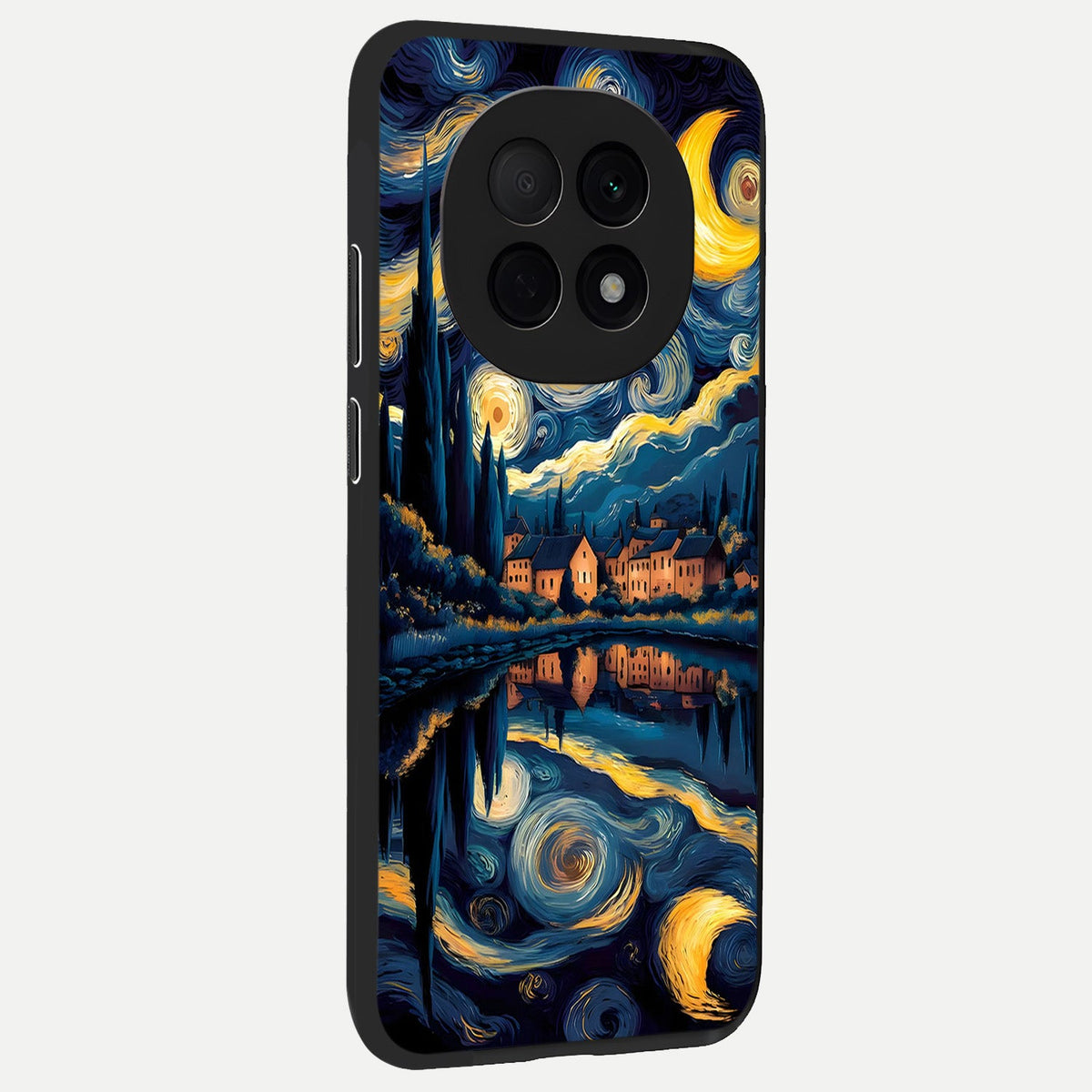  Starry Sky Serenity back cover For Oppo F29 Pro 5G slim fit glass case with vibrant aesthetic design