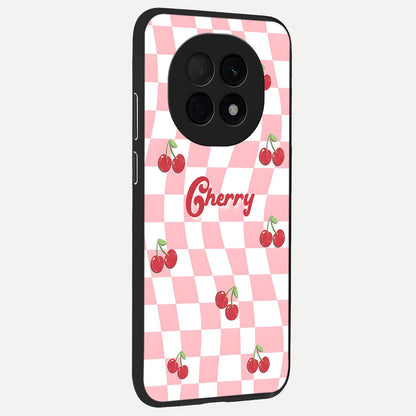 Sweet Cherry Vibes back cover For Oppo F29 Pro 5G slim fit glass case with vibrant aesthetic design