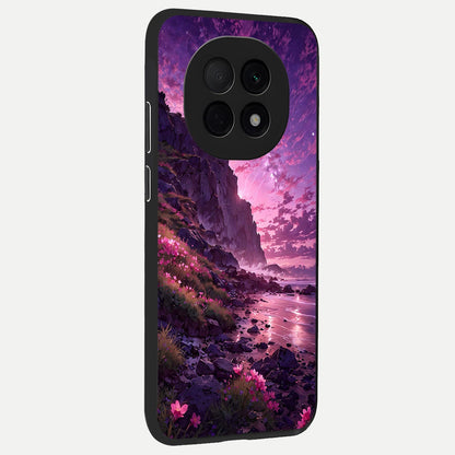  Twilight Blossom Coast back cover For Oppo F29 Pro 5G slim fit glass case with vibrant aesthetic design