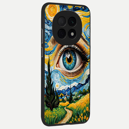  Van Gogh Eye back cover For Oppo F29 Pro 5G slim fit glass case with vibrant aesthetic design