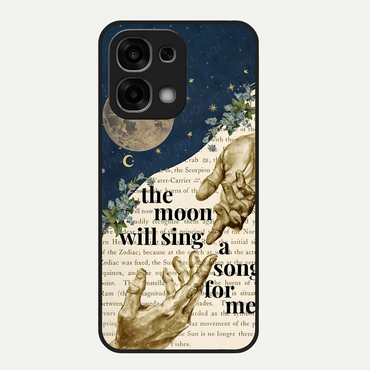  Aesthetic Divine Glass Case For Oppo F33 5G back cover – full design glossy printed glass finish