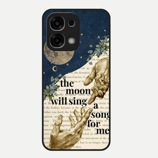  Aesthetic Divine Glass Case For Oppo F33 5G back cover – full design glossy printed glass finish