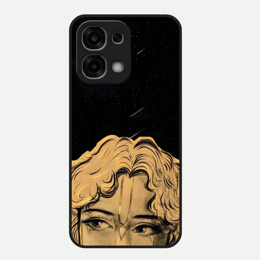  Celestial Gods Plan Glass Case For Oppo F33 5G back cover – full design glossy printed glass finish