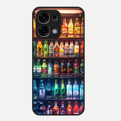  Colorfull Tree Glass Case For Oppo F33 5G back cover – full design glossy printed glass finish