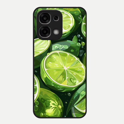  Green Kawasaki Glass Case For Oppo F33 5G back cover – full design glossy printed glass finish
