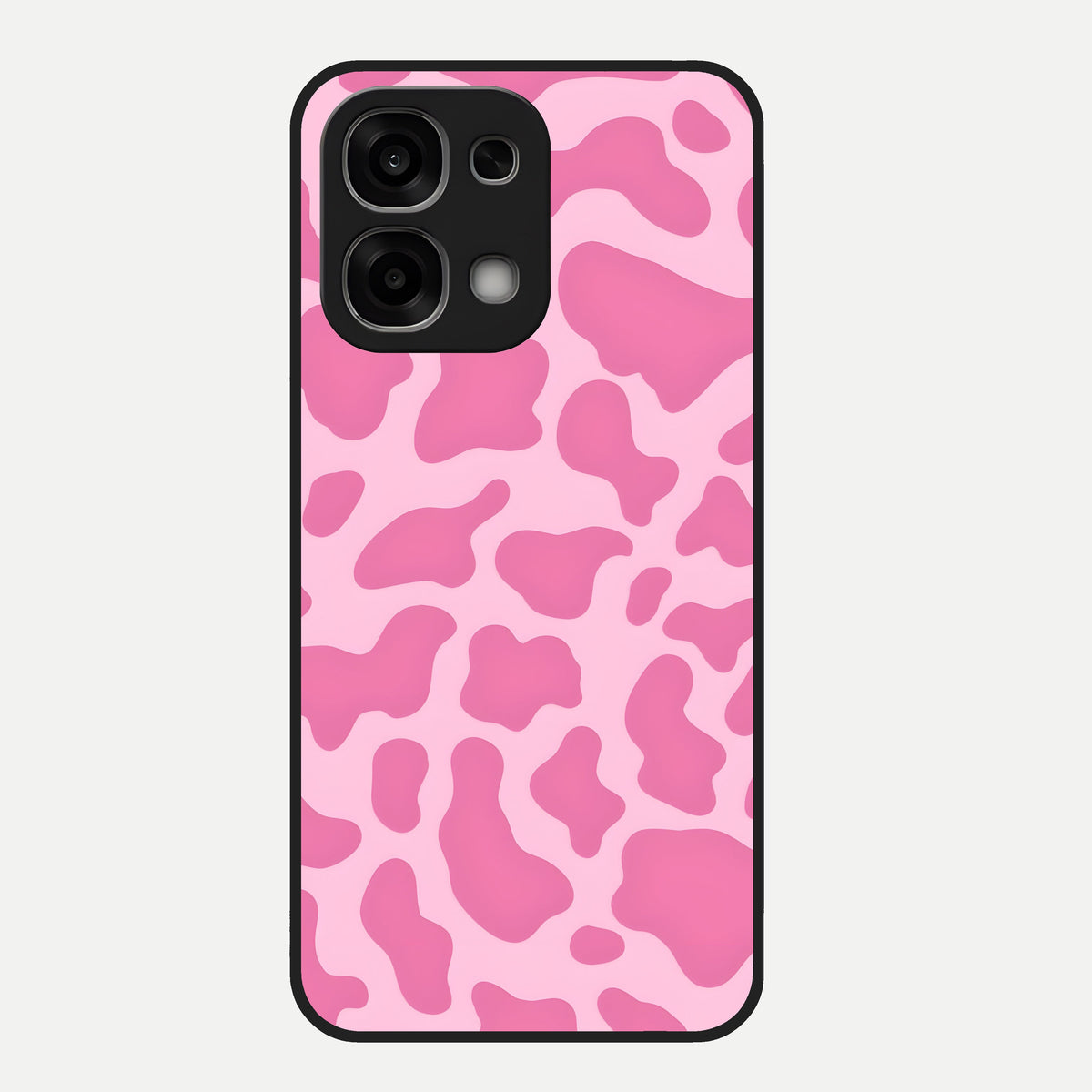 Pinkish Scenery Glass Case For Oppo F33 5G back cover – full design glossy printed glass finish